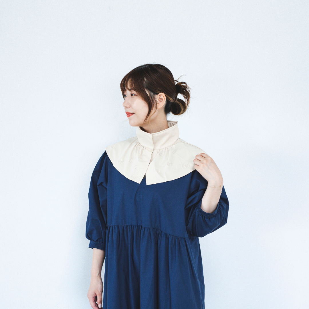 Cool antibacterial embroidery neck cover