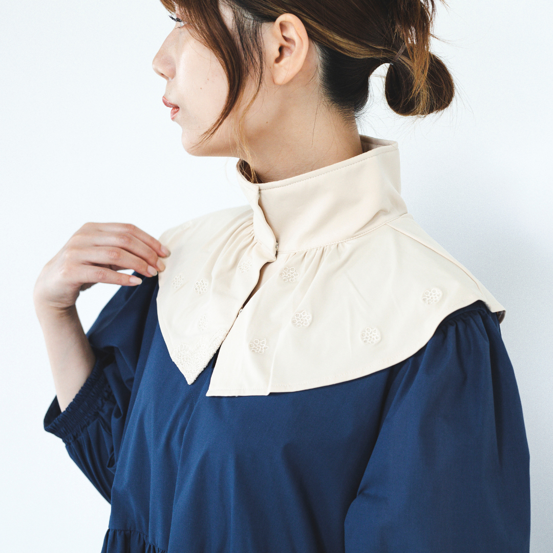 Cool antibacterial embroidery neck cover