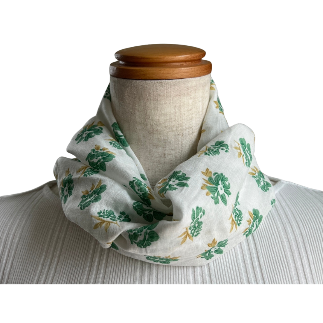 Straight line one-touch scarf