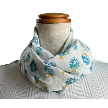 Straight line one-touch scarf