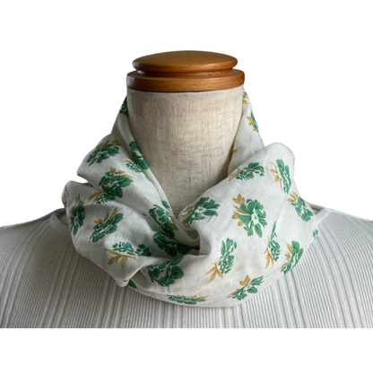 Straight line one-touch scarf