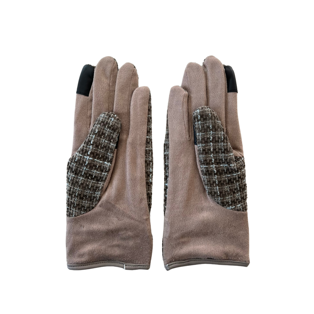 fancy tweed gloves