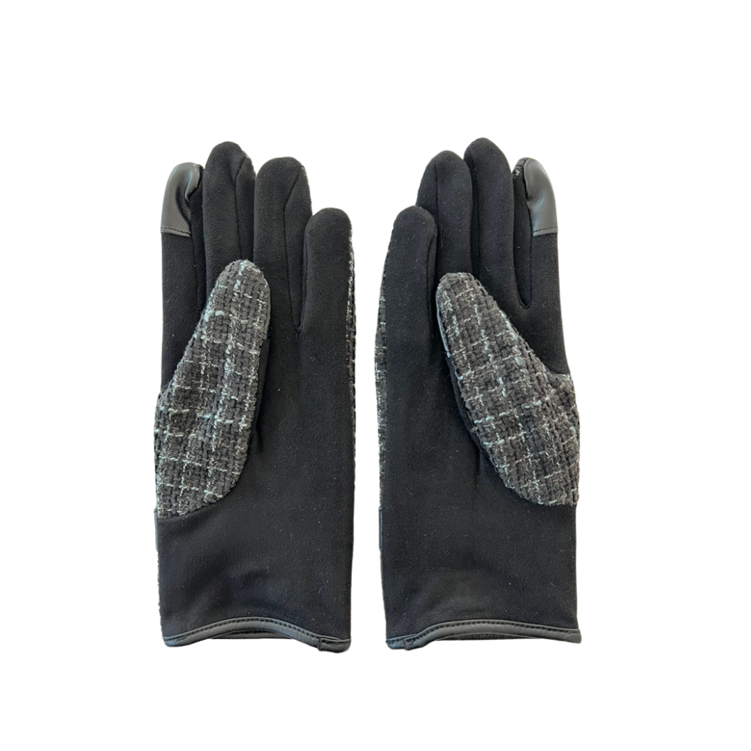 fancy tweed gloves