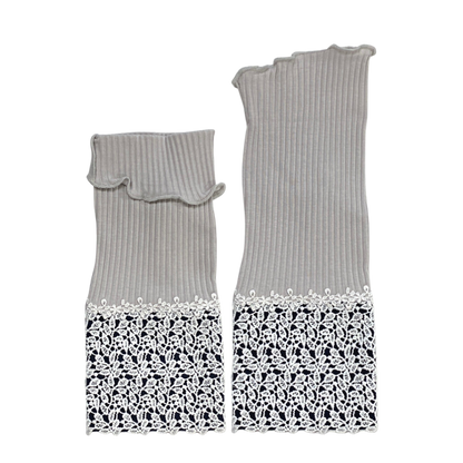 2-way rib brace UV arm cover gloves short size