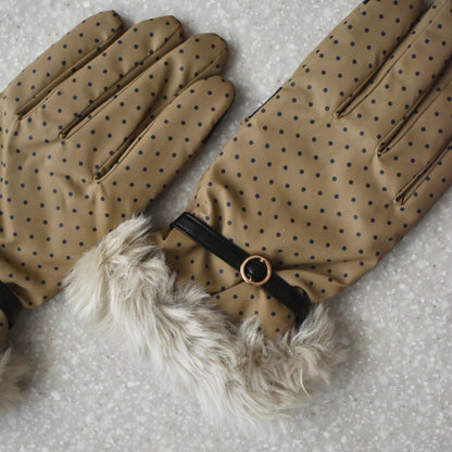 nylon dot gloves