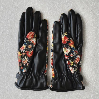 floral gloves