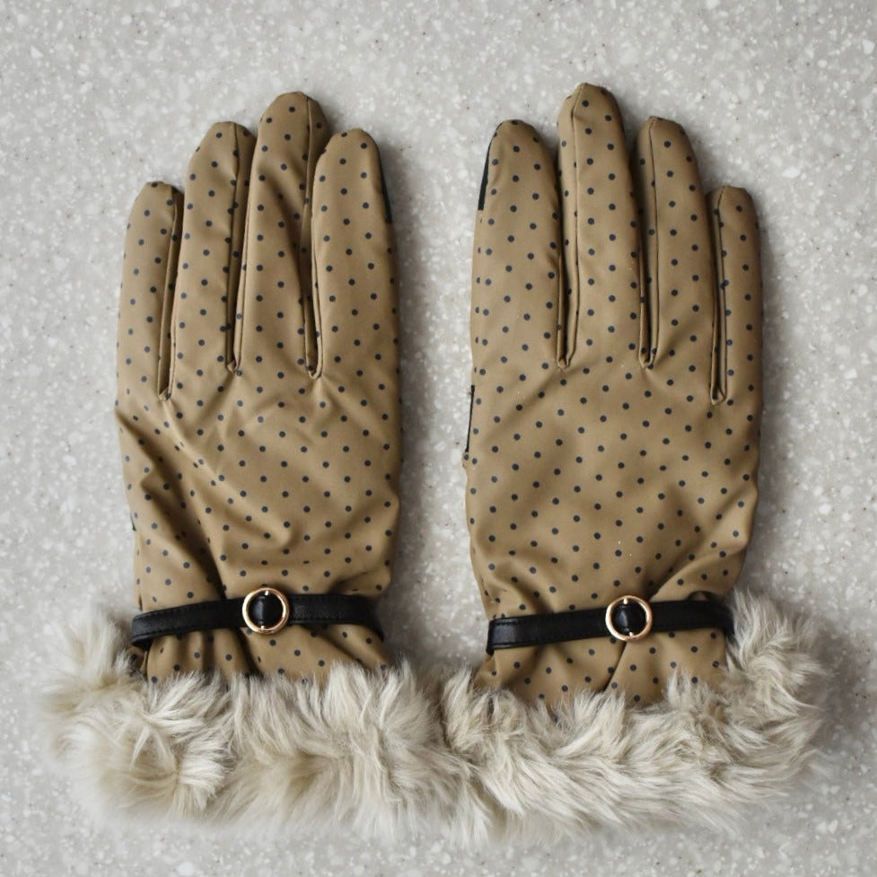 nylon dot gloves