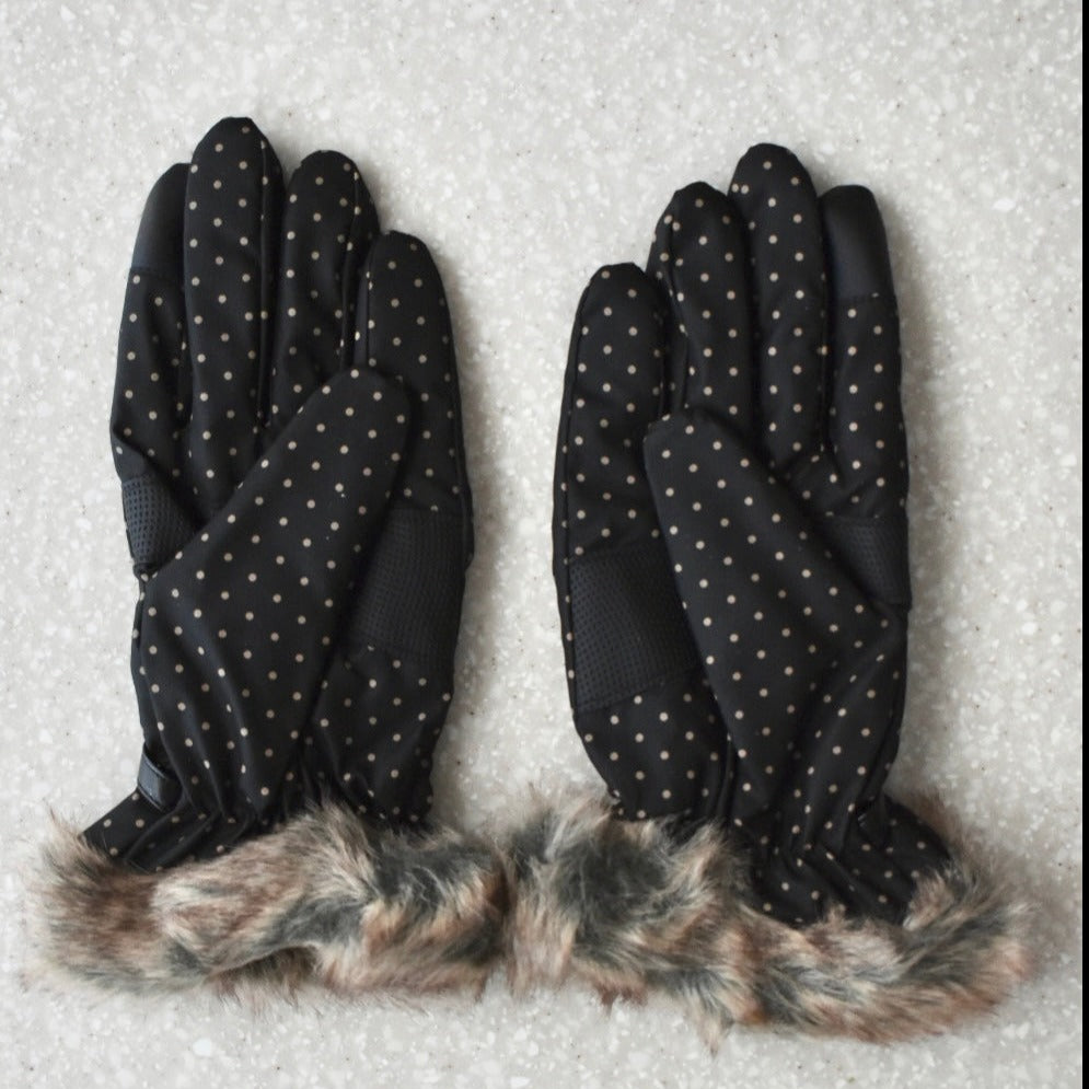 nylon dot gloves