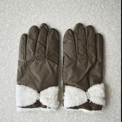 boa ribbon gloves