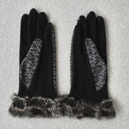 jacquard bit gloves