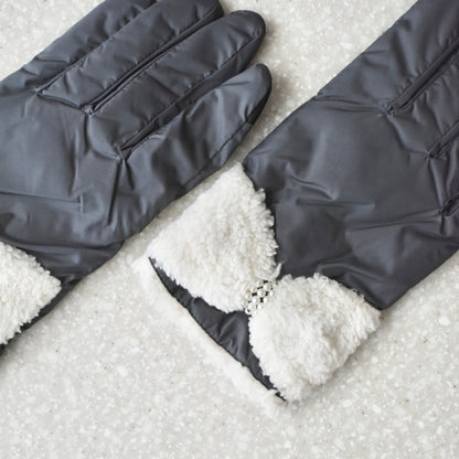 boa ribbon gloves