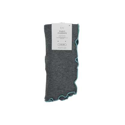 S058  バイカラーメロー　UVアームカバー　ショートサイズ